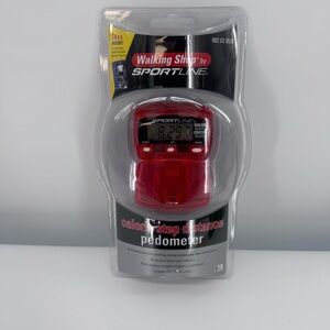 Walking Shop Red‎ Sportline Calorie Step Distance Pedometer New